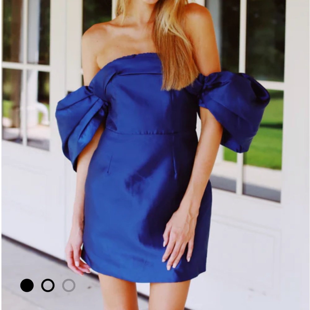 Triple threads dress! Sapphire blue! NEW WITH TAGS